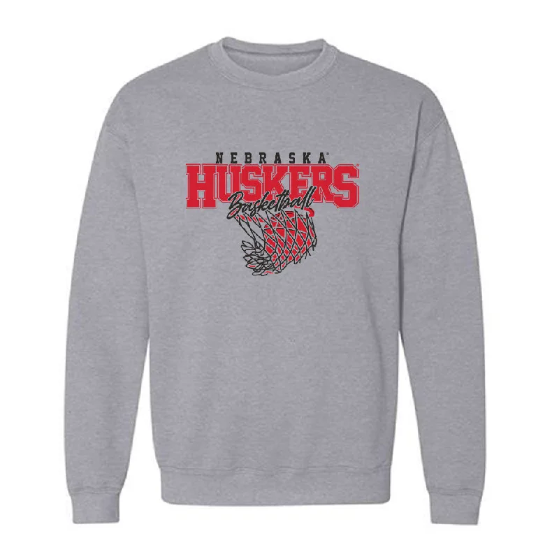 Nebraska - NCAA Women's Basketball : Petra Bozan - Sports Shersey Crewneck Sweatshirt Hoodie with Raglan Sleeves Sporty Comfortable Nebraska - NCAA Women's Basketball : Petra Bozan - Sports Shersey Crewneck Sweatshirt Hoodie with Raglan Sleeves Sporty Comfortable