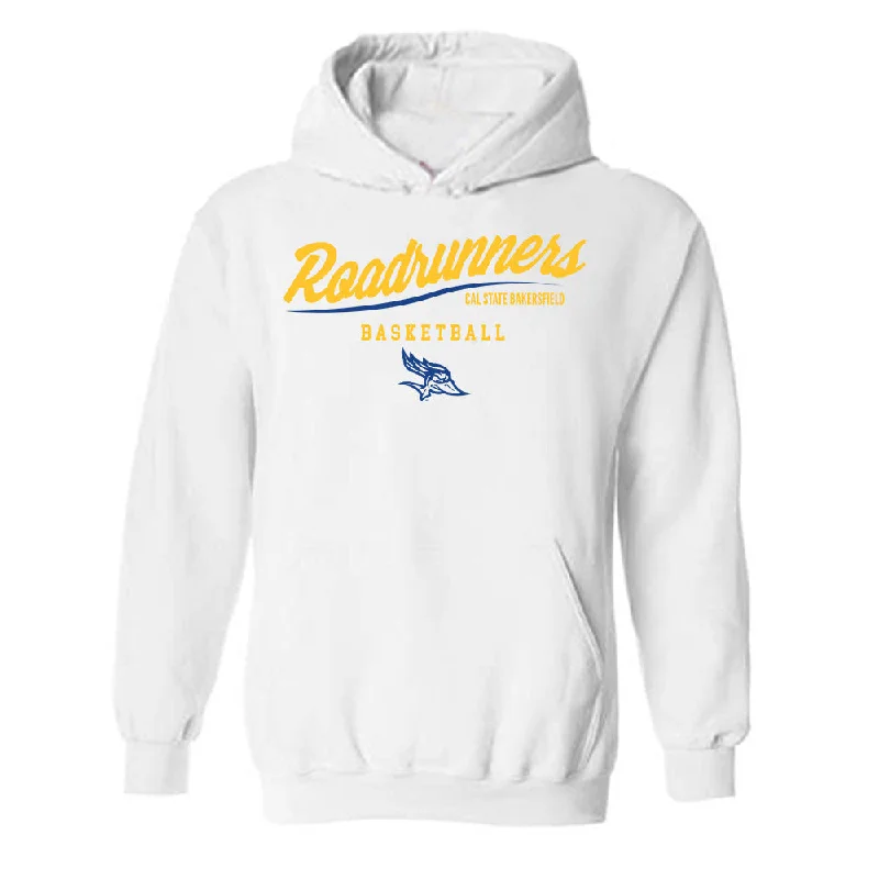 CSU Bakersfield - NCAA Women's Basketball : Cheyenne Forney - Classic Shersey Hooded Sweatshirt Hoodie with Hem Fringe Bohemian Relaxed