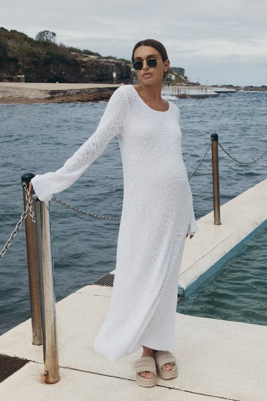 Sabine Reversible Dress (White) Tunics Sophisticated sleek