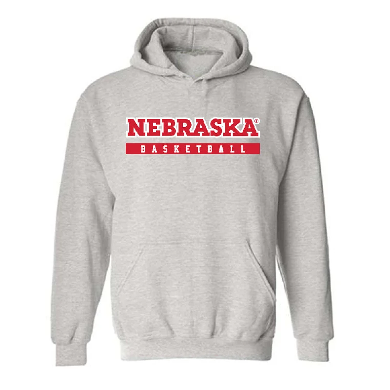 Nebraska - NCAA Women's Basketball : Amiah Hargrove - Classic Shersey Hooded Sweatshirt Hoodie with Applique Textured Unique