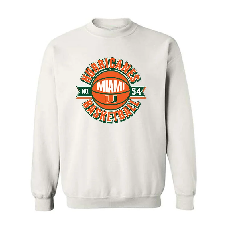 Miami - NCAA Women's Basketball : Sophia Zulich - Sports Shersey Crewneck Sweatshirt Hoodie with Cropped Fit Short Trendy
