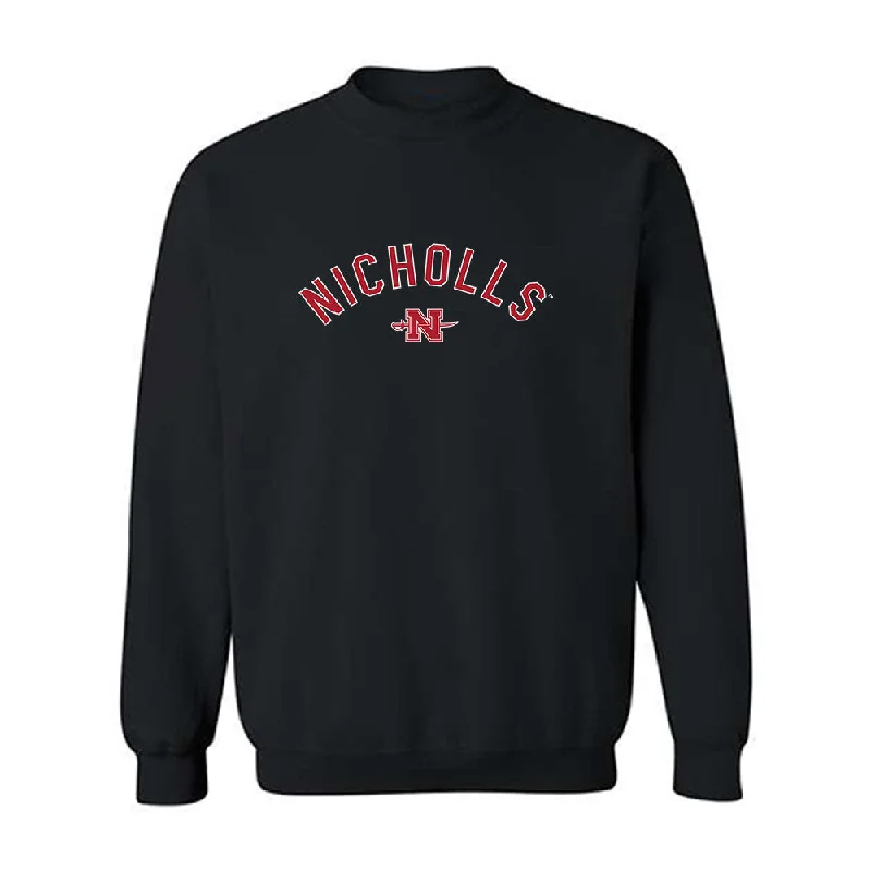 Nicholls State - NCAA Women's Basketball : Emani Burks - Classic Fashion Shersey Crewneck Sweatshirt Hoodie with Lace Feminine Delicate Nicholls State - NCAA Women's Basketball : Emani Burks - Classic Fashion Shersey Crewneck Sweatshirt Hoodie with Lace Feminine Delicate