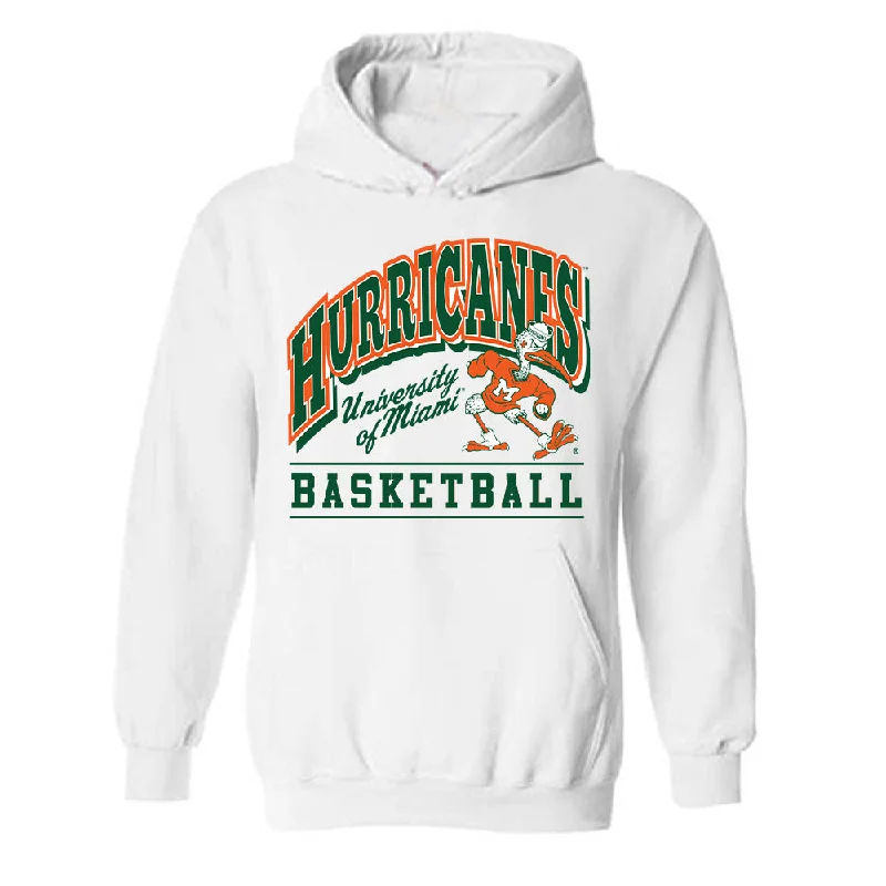 Miami - NCAA Women's Basketball : Sophia Zulich - Classic Shersey Hooded Sweatshirt Hoodie with Longline Fit Extended Stylish