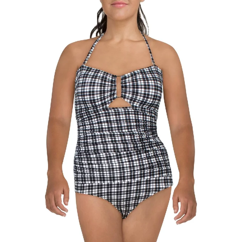 Anne Cole Womens Nylon One-Piece Swimsuit Plus-Size Bikini Set