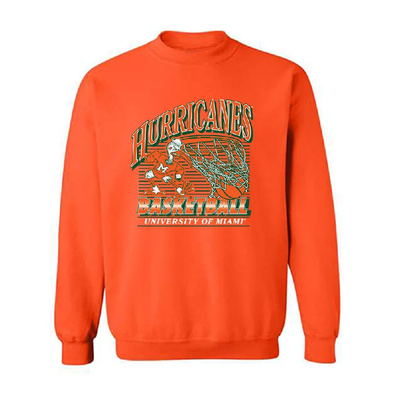 Miami - NCAA Women's Basketball : Sophia Zulich - Sports Shersey Crewneck Sweatshirt Hoodie with Rhinestones Sparkly Elegant