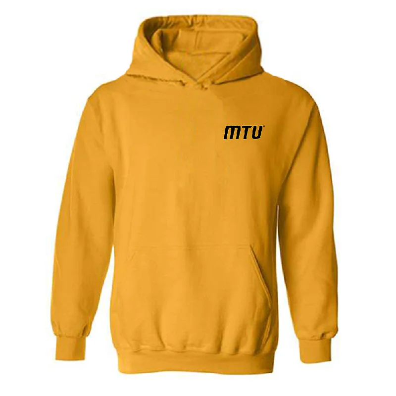 Michigan Tech - NCAA Women's Basketball : Kloe Zentkowski - Generic Shersey Hooded Sweatshirt Hoodie with Logo Branding Identity