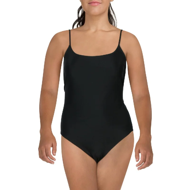 Madewell Womens Solid Recycled  One-Piece Swimsuit Push-Up Bikini Bottoms