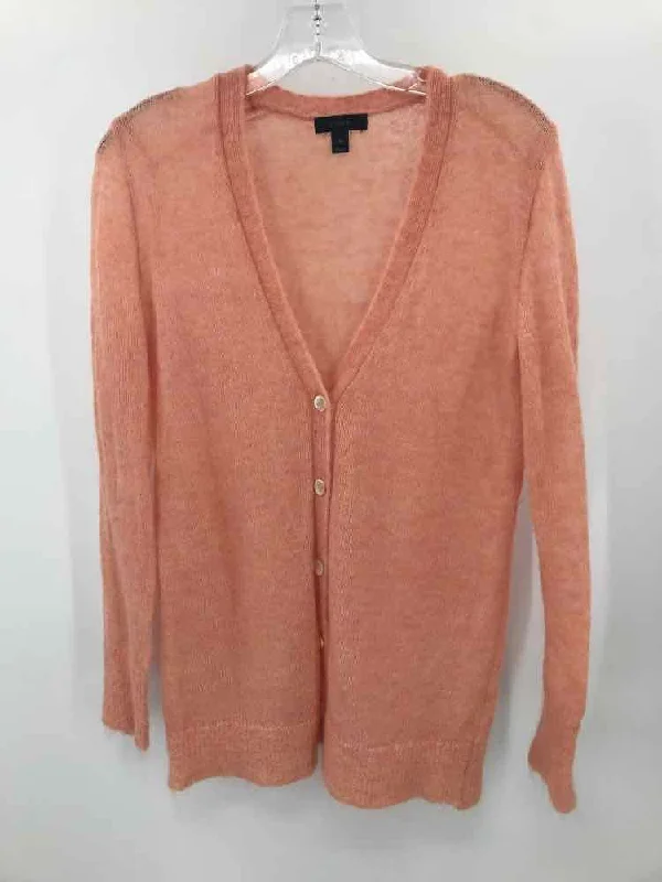 Pre-Owned J Crew Orange Size XS Cardigan Sweater Asymmetrical,ymmetric Pencil Cardigan Pre-Owned J Crew Orange Size XS Cardigan Sweater Asymmetrical,ymmetric Pencil Cardigan
