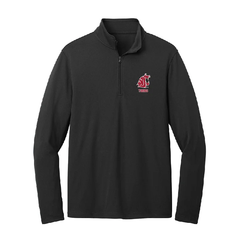 WSU - NCAA Women's Rowing : Sara Torres - Lightweight Quarter Zip Jacket Hoodie Zip-Up Jacket Button-Up Jacket WSU - NCAA Women's Rowing : Sara Torres - Lightweight Quarter Zip Jacket Hoodie Zip-Up Jacket Button-Up Jacket