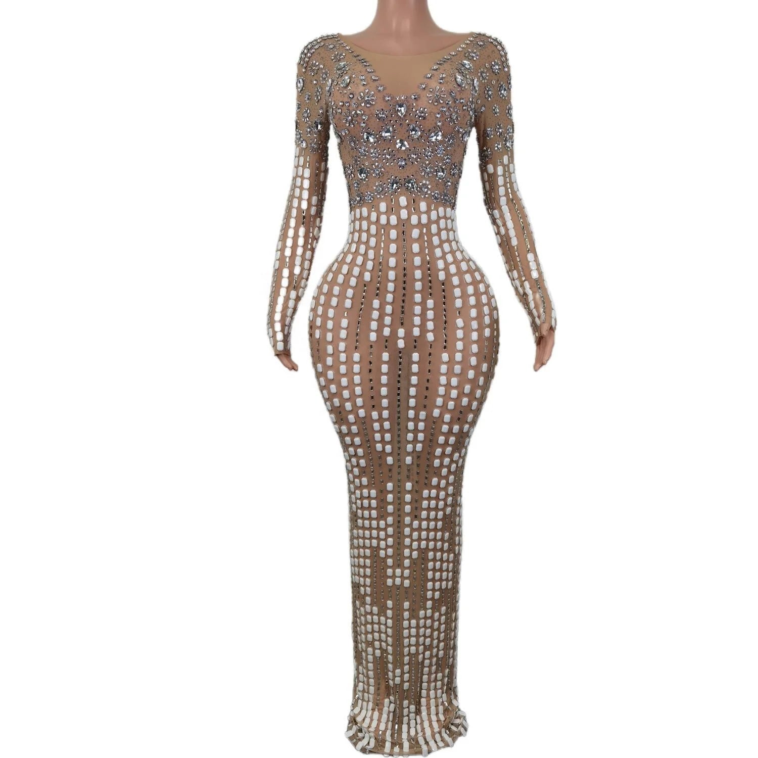 Vestido Prom Gown Beading Diamond Banquet Cocktail Long Dress Ladies Club Outfits Women Dinner Sheath Dress Sexy Party Dress Tunics Evening elegant Vestido Prom Gown Beading Diamond Banquet Cocktail Long Dress Ladies Club Outfits Women Dinner Sheath Dress Sexy Party Dress Tunics Evening elegant
