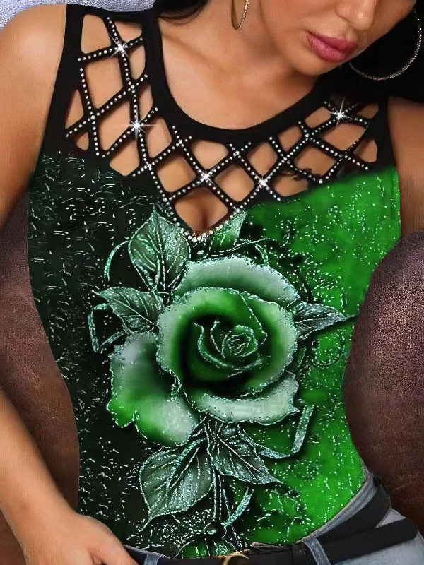 Chic Tank Top mesh tank top
