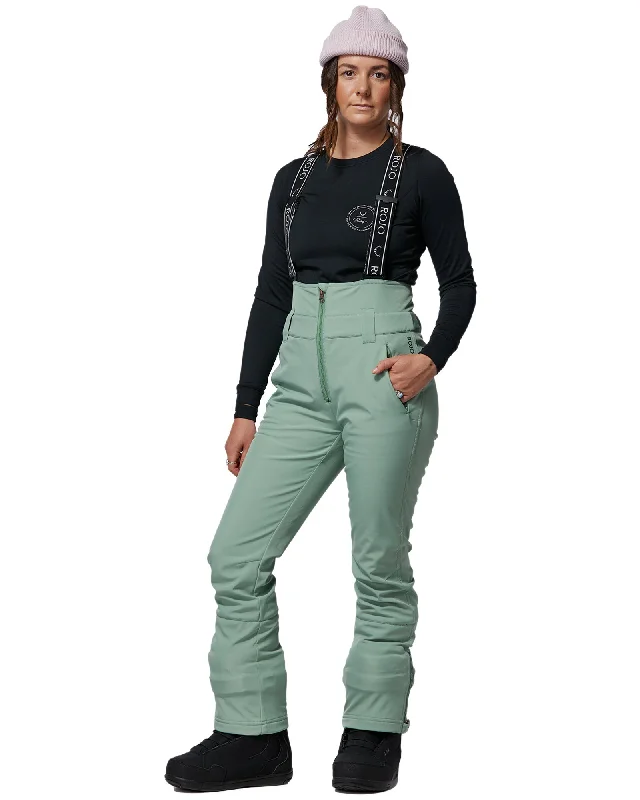 SOFTSHELL HIGH RISE PANT-LODON FROST Cozy Full-Length Pants