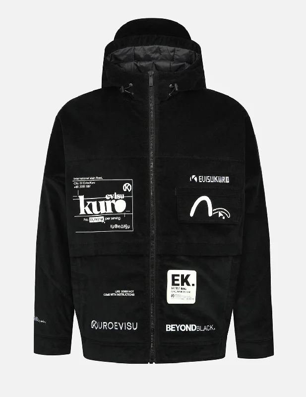 Kamon and Logo Patch Hooded Jacket Embroidered Jacket Appliqued Jacket Beaded Jacket Kamon and Logo Patch Hooded Jacket Embroidered Jacket Appliqued Jacket Beaded Jacket