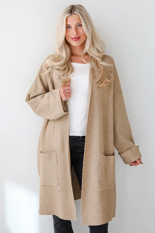 FINAL SALE - Frosty Day Fave Sweater Cardigan Notch Collar Peter Pan Collar Cowl Neck FINAL SALE - Frosty Day Fave Sweater Cardigan Notch Collar Peter Pan Collar Cowl Neck