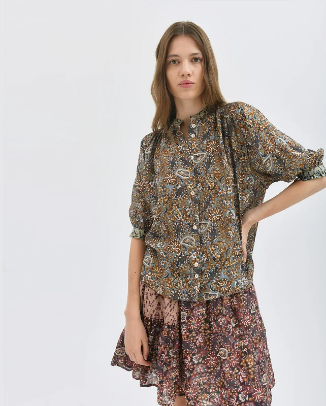 FEMI SKIRT / SIWA WINE pencil skirt chic