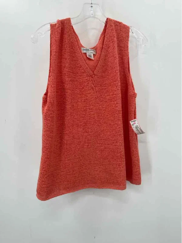 Pre-Owned Pendleton Orange Size XL Knit Tank Top adorable tank top