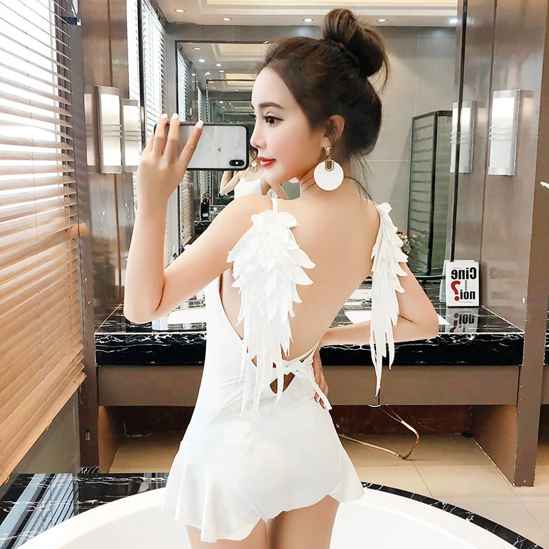 Sexy wings Swimsuit  KF81356 Tie-Back Swimwear