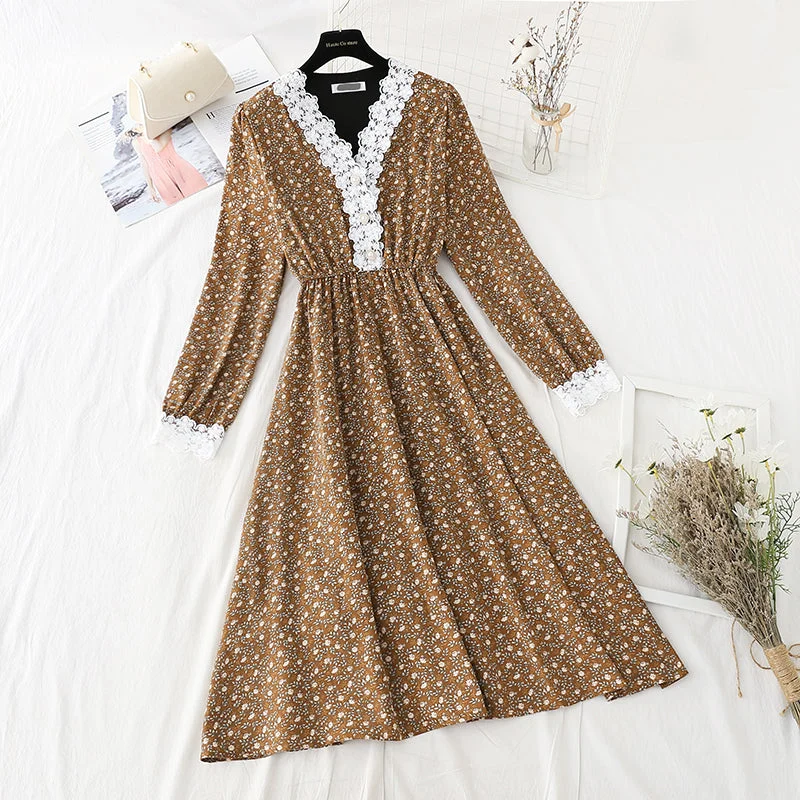 New style, light mature style, thin skirt, stitched lace bottomed skirt 2413 asymmetrical skirt cut New style, light mature style, thin skirt, stitched lace bottomed skirt 2413 asymmetrical skirt cut