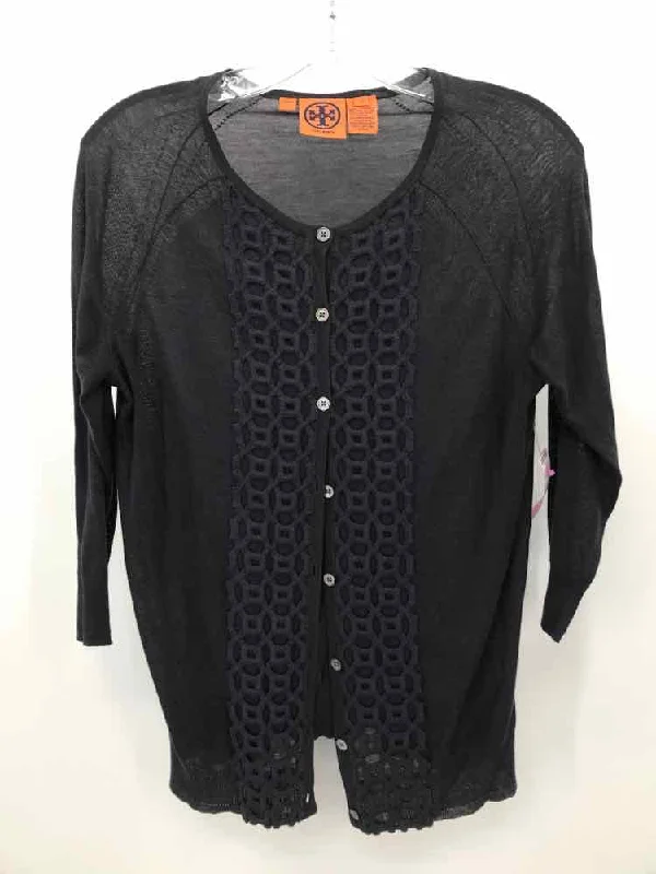 Pre-Owned Tory Burch Purple Size Large Cardigan Sweater Slim Fit Regular Fit Oversized Pre-Owned Tory Burch Purple Size Large Cardigan Sweater Slim Fit Regular Fit Oversized