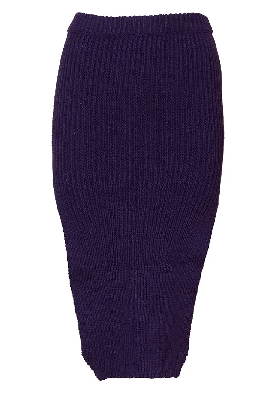 Purple Vista Skirt denim skirt classic
