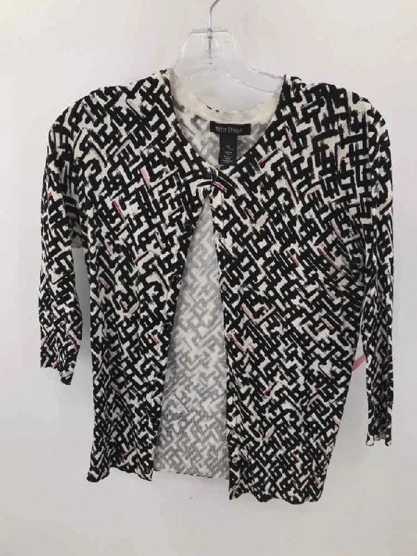 Pre-Owned WHBM Black Size XS Cardigan Sweater Anti-Pilling Anti-Shrink Durable