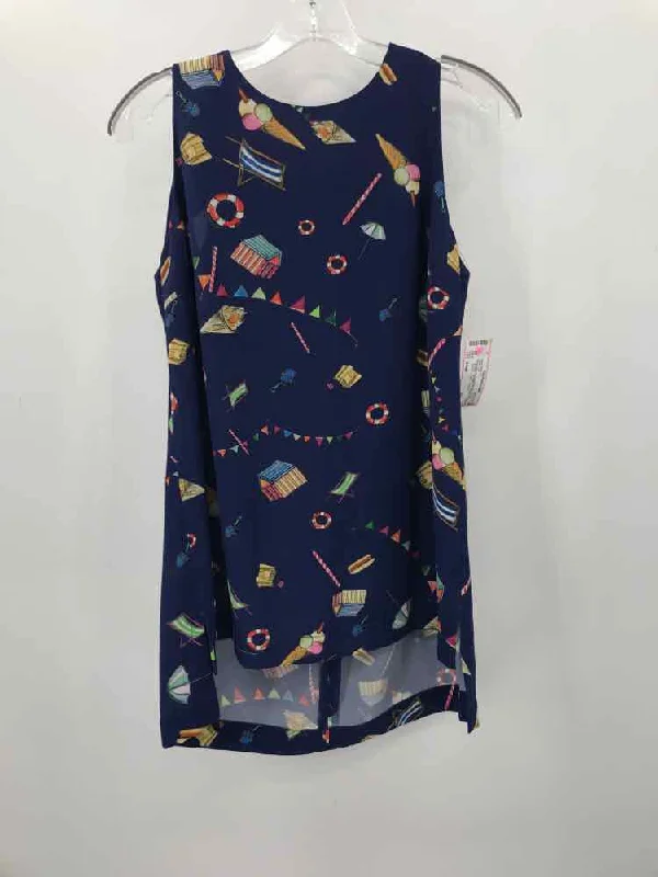 Pre-Owned Sara Campbell Blue Size Small Tank Top relaxed fit tank