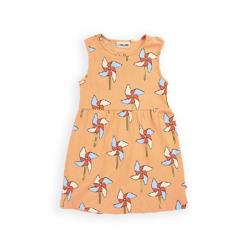 Pinwheel Rib Tank Top Dress bold tank top