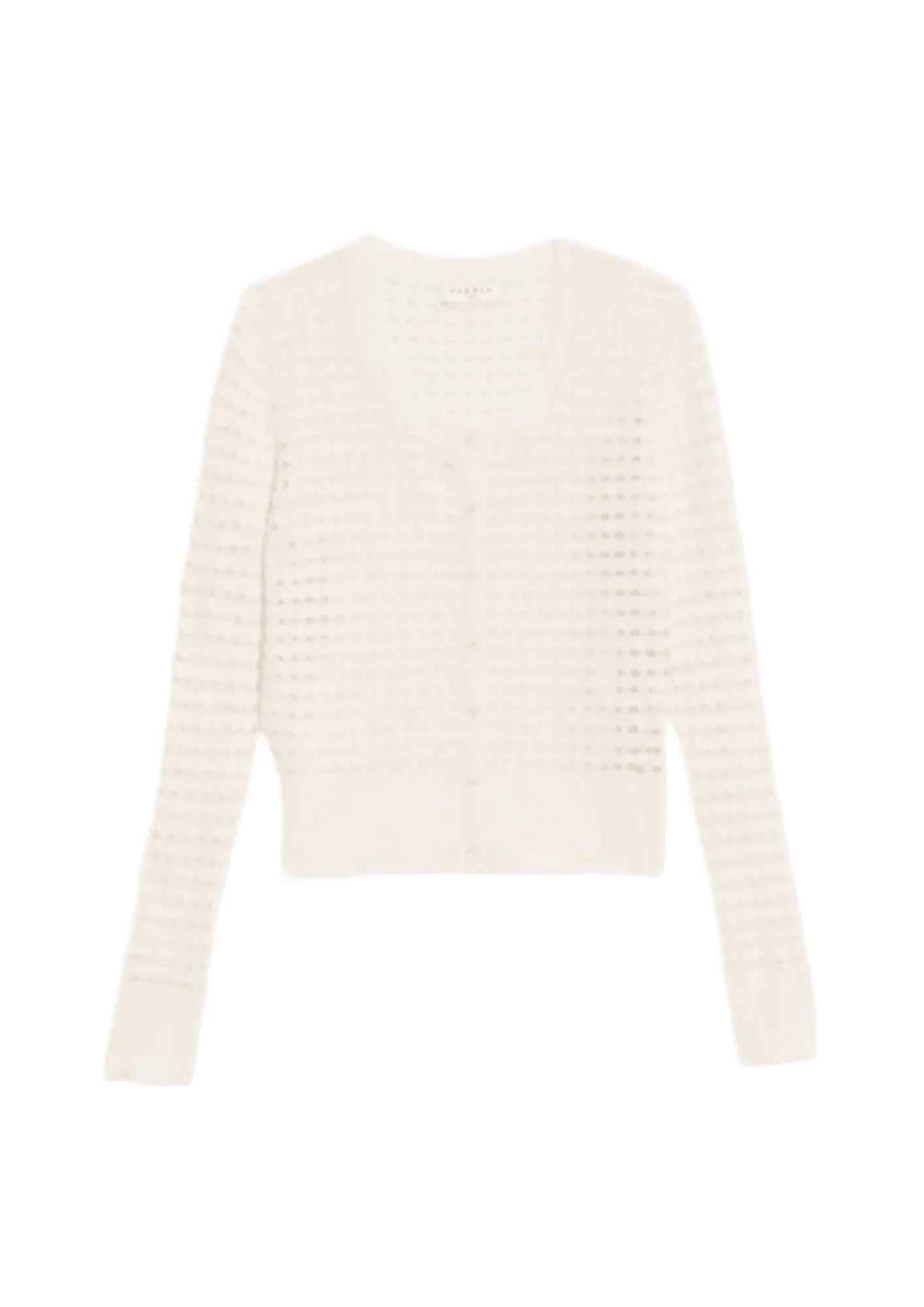 BEIGE CARDIGAN WITH CUT-OUT DETAILS Slim Fit Regular Fit Oversized