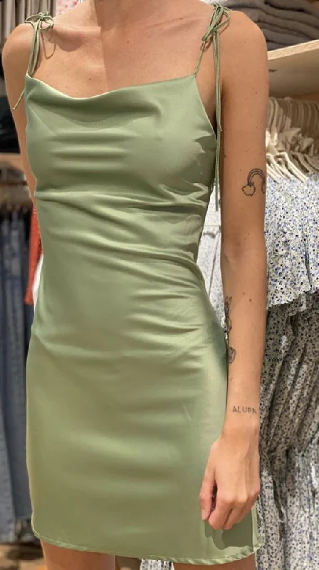 Spaghetti Straps Simple Short Homecoming Dress Sage Green Party Dress Cowl Neck c2807 Tunics Yoga stretchy Spaghetti Straps Simple Short Homecoming Dress Sage Green Party Dress Cowl Neck c2807 Tunics Yoga stretchy