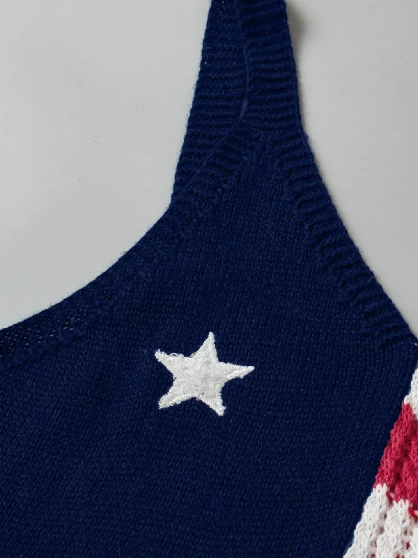 4th of July Knit Tank vintage tank top