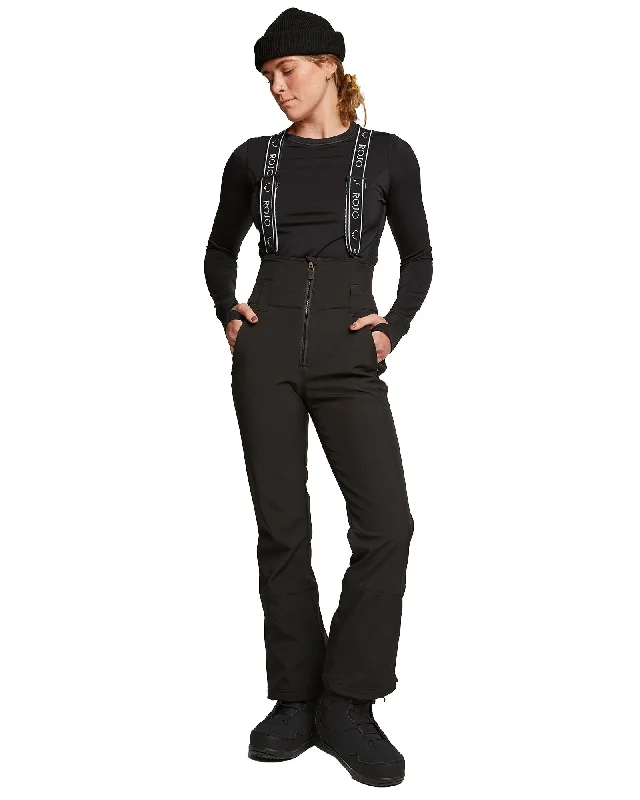 SOFTSHELL HIGH RISE PANT - TRUE BLACK Comfortable Denim Leggings