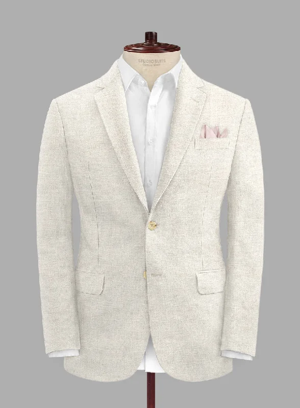 Solbiati Tropical Linen Jacket Front Pockets Side Pockets Patch Pockets