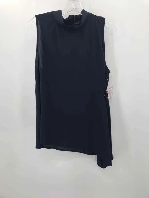 Pre-Owned Monteau Navy Size Medium Tank Top ribbed tank top