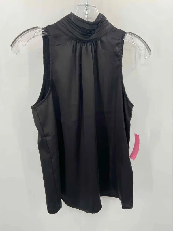 Pre-Owned Rachel Roy Black Size XS Tank Top sheer tank top
