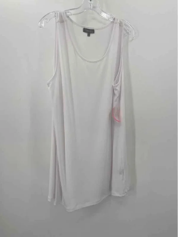 Pre-Owned Habitat White Size XL Tank Top open back tank