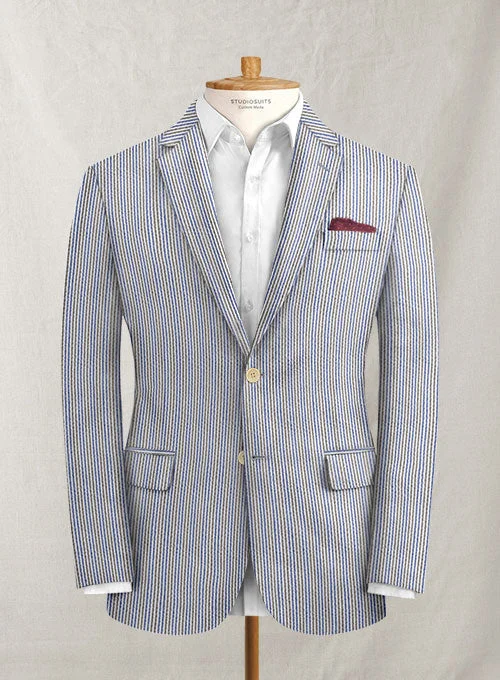 Solbiati Lianto Seersucker Jacket Nylon Fabric Polyester Fabric Spandex Fabric