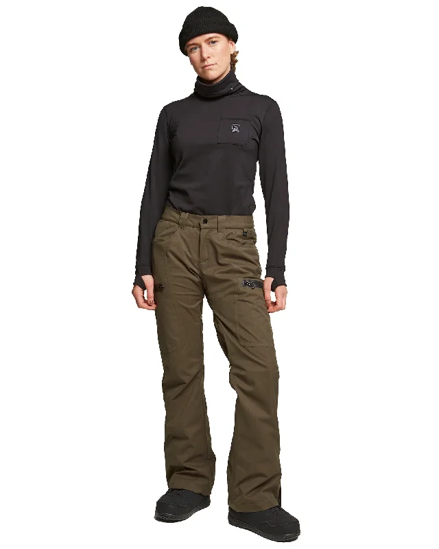 SNOW CULTURE PANT - FOREST NIGHT Modern Stretch Trousers