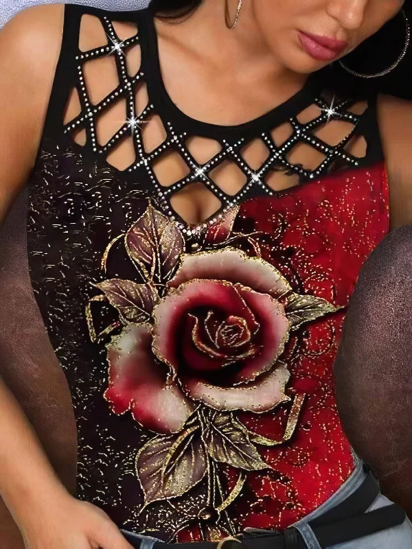 Alluring Tank Top print tank top