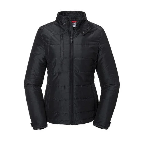 Russell Womens/Ladies Cross Padded Jacket Cardigan Sweater Pullover
