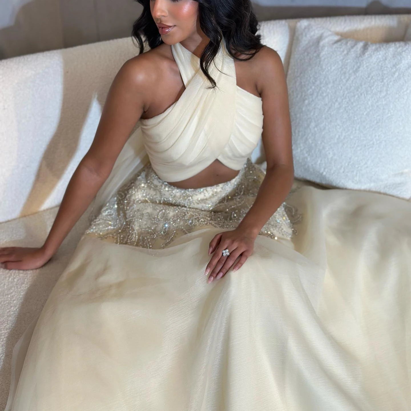 Saudi Arabic Halter Beige Dubai Evening Dress For Women Wedding Luxury Crystal Dubai Long Prom Party Dresses Sz444 Tunics Running lightweight Saudi Arabic Halter Beige Dubai Evening Dress For Women Wedding Luxury Crystal Dubai Long Prom Party Dresses Sz444 Tunics Running lightweight
