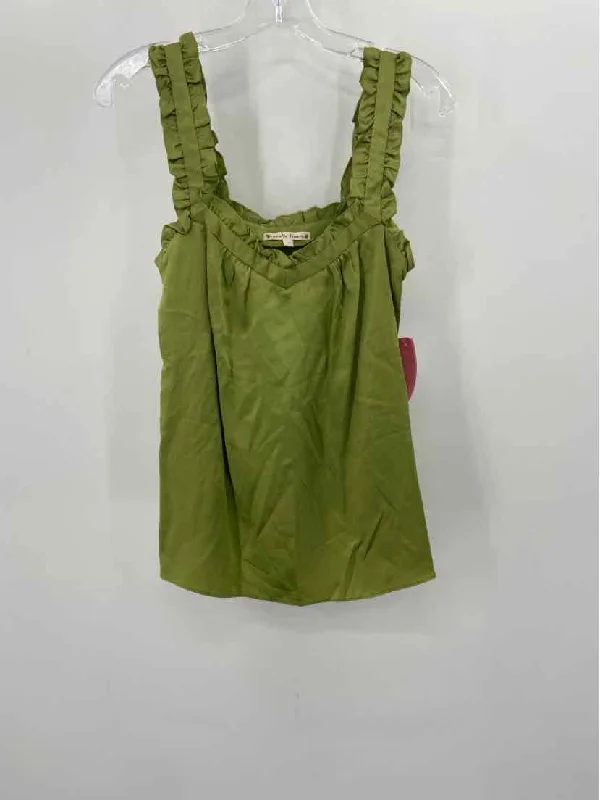 Pre-Owned Nanette Lepore Green Size 0 Tank Top flirty tank top