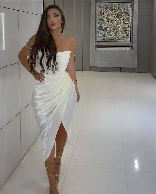 Sexy White Sheath Party Dress,White Cocktail Dress cc1047 Tunics Essential wardrobe