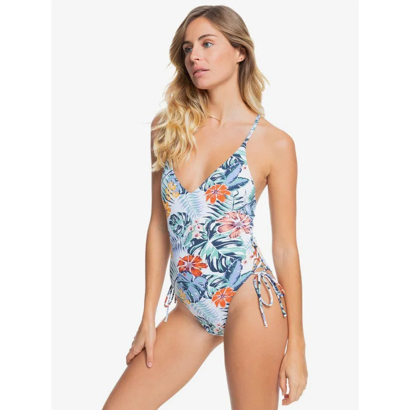 Roxy Beach Classics One Piece Swimsuit Push-Up Bikini Top