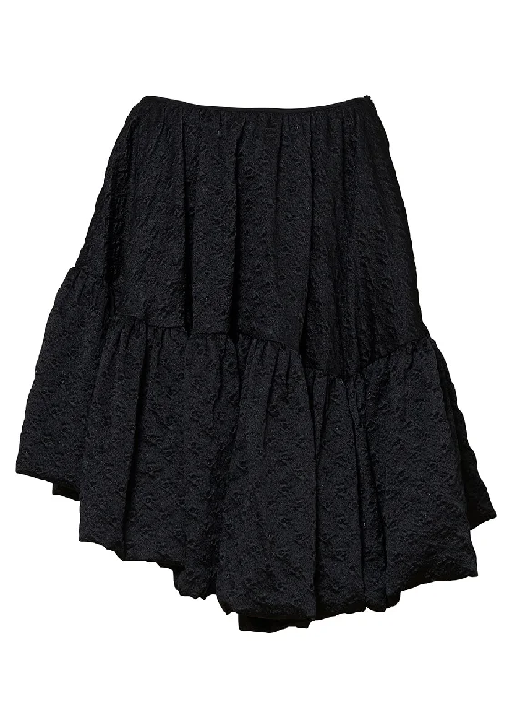 Sarina Skirt Black chiffon skirt airy