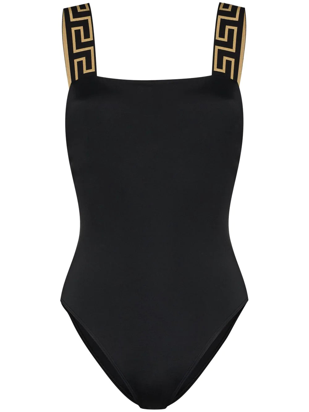 Versace Black Greca Key Swimsuit Bold Swimsuit Design