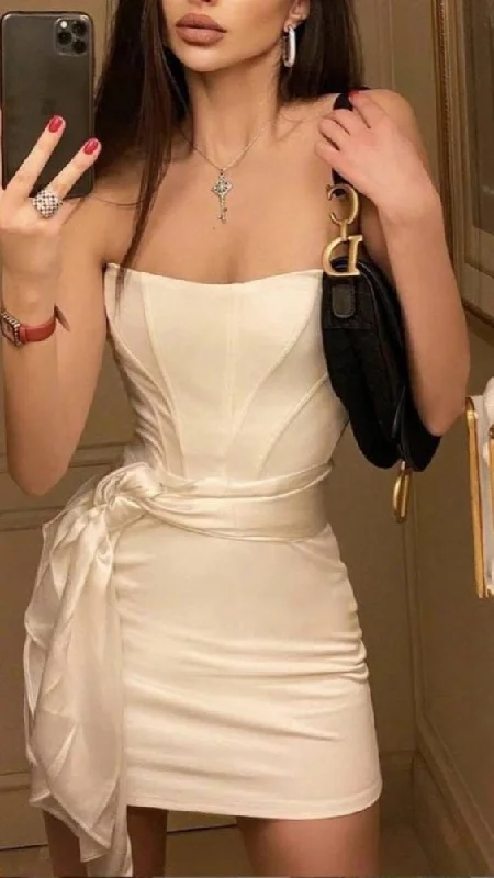 Tight Strapless Party Dress Sexy Party Dress cc97 empire Waist empire