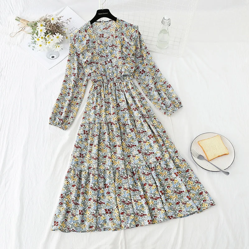 Elastic Waist Chiffon Skirt, thin and bottomed skirt  2410 satin skirt smooth