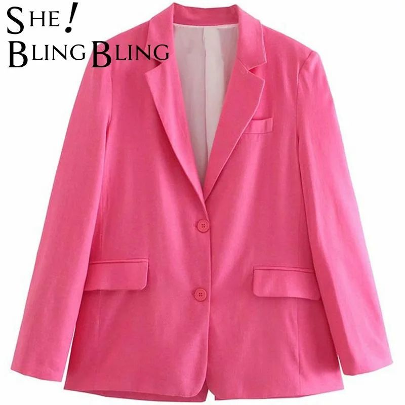 SheBlingBling Summer Women Dark pink Blazers Single Breasted Notched Collar Office Lady Suit Jackets Femael Casual Straight Top Zippered Jacket Buttoned Jacket Snapped Jacket SheBlingBling Summer Women Dark pink Blazers Single Breasted Notched Collar Office Lady Suit Jackets Femael Casual Straight Top Zippered Jacket Buttoned Jacket Snapped Jacket