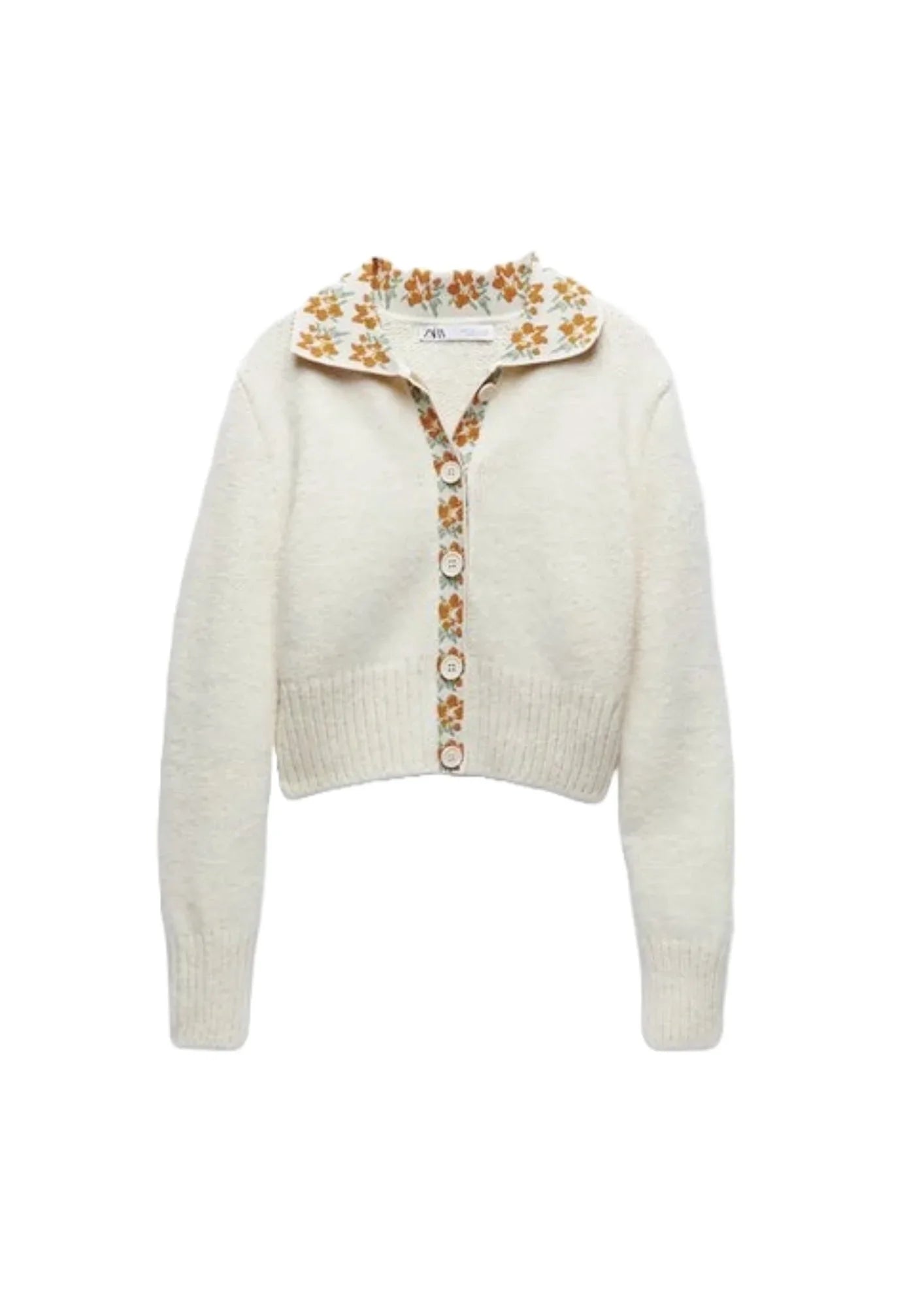 ORANGE KNIT CARDIGAN Thin Thick Dense
