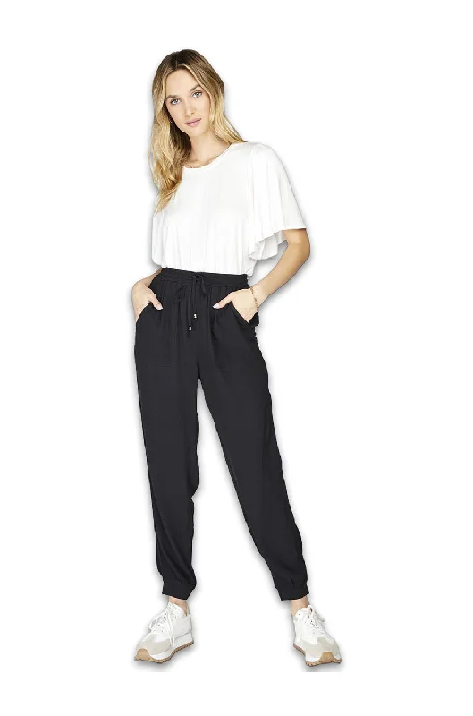 Gentle Fawn Cairo Pants In Black Casual Wide Pants